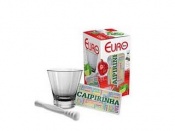 KIT CAIPIRINHA VIDRO 3PC EURO