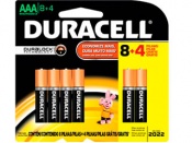 PILHA AAA ALCAL.L12P8 DURACELL