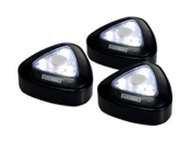 LUMINARIA TOQUE C/LED 3UN PT TASCHI