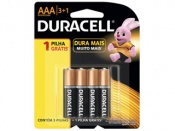 PILHA AAA ALCAL.CT3+1 PROM.DURACELL