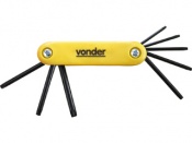 CHAVE TORX TIPO CANIVET.8PC VONDER