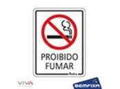 PLACA 15X20 PLAST.PROIB.FUMAR BEMF